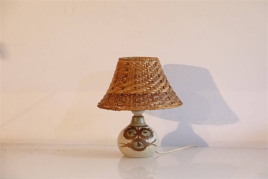 Lampe danoise en ceramique de Soholm