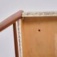 Set of six dining chairs - teak & light upholstery - Henry W. Klein - Bramin - 1960s