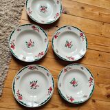 Set of 5 soup plates FB 62