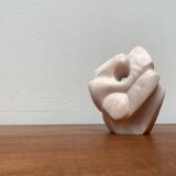 Vintage postmodern stone sculpture