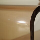 Vintage plexiglas coffee table by Michel Dumas