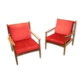 Pair of Scandinavian 60s armchairs