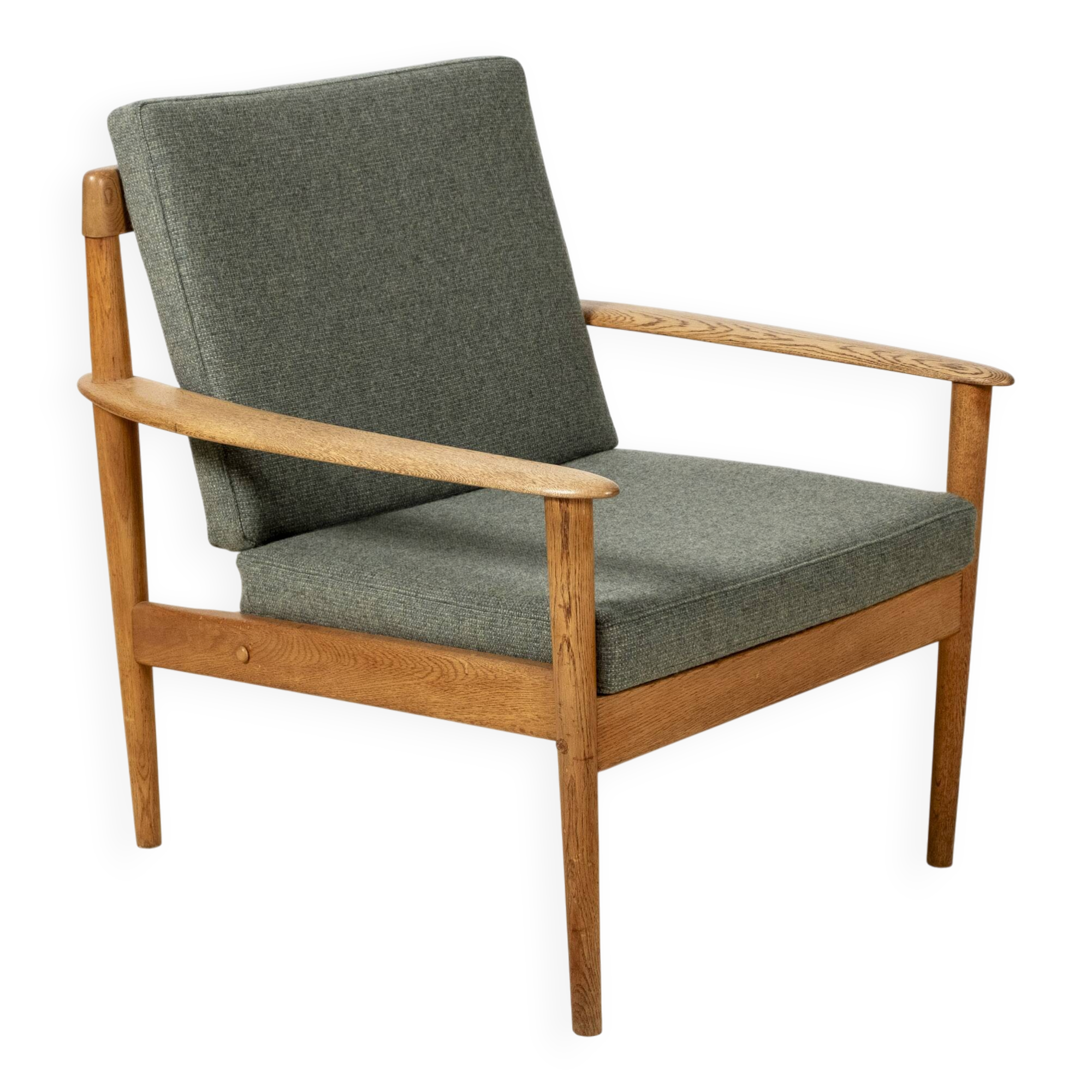 Grete Jalk Easy Chair Model PJ56 in Oak, 1950s Denmark