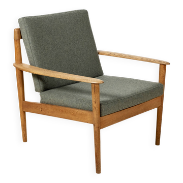 Grete Jalk Easy Chair Model PJ56 in Oak, 1950s Denmark