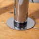 Pair of vintage 70s table lamps in chromed steel design targetti