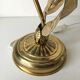 Floor lamp in gold metal
