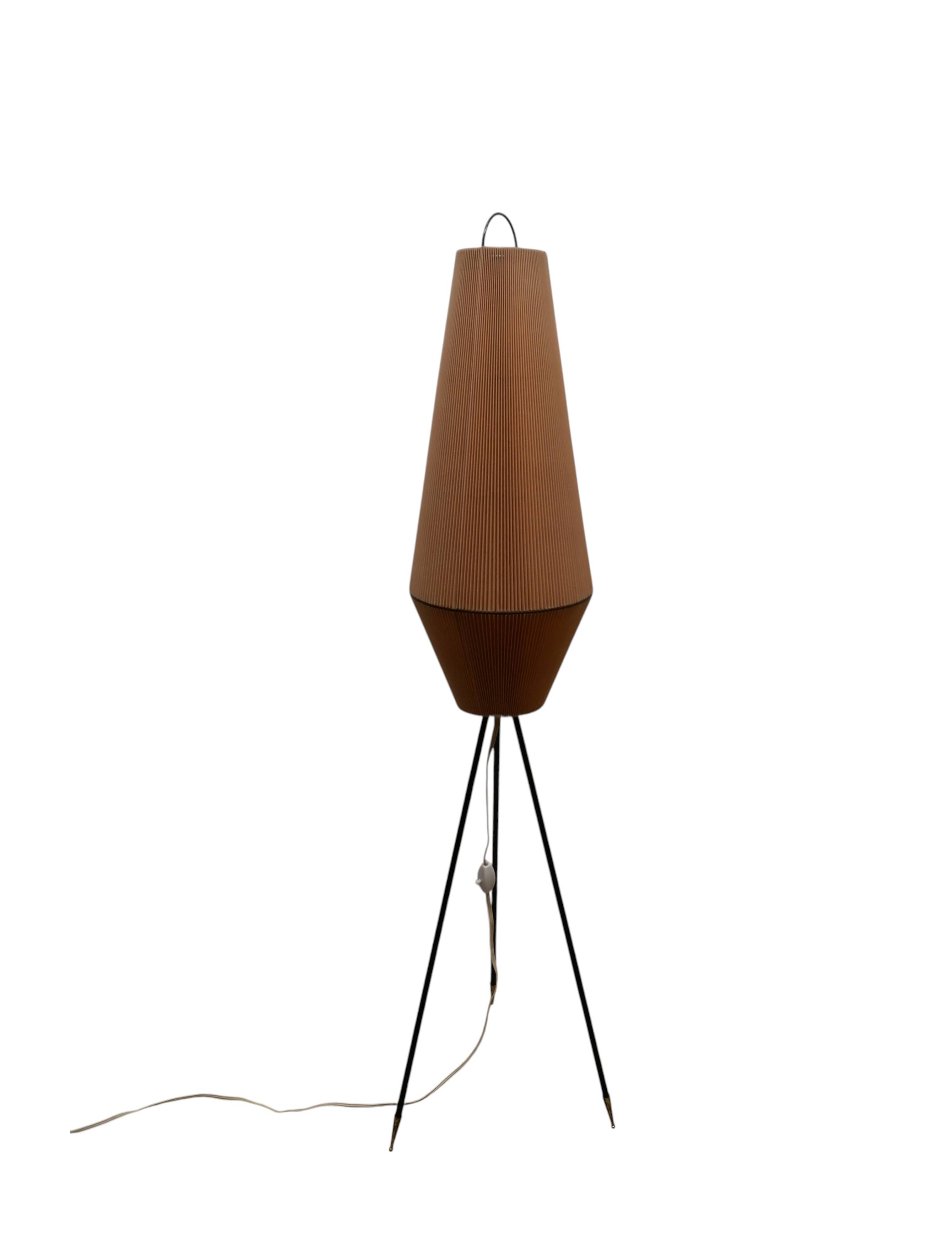 1960s floor lamp, tripod.