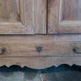 Old Bressane wardrobe in walnut and beech