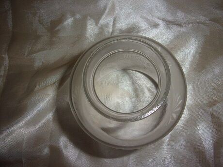 Engraved glass blind