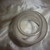 Engraved glass blind