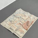 Old double-sided school map, Rossignol edition
