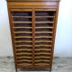Atypical double curtain file cabinet
