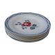 Six plates Digoin Magali