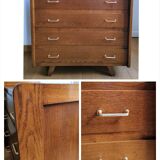 Wooden chest of drawers design 60s