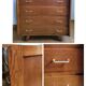 Wooden chest of drawers design 60s