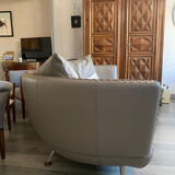 DS 102 gray sofa designed by De Sede design Mathias Hoffman