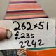 Old Turkish narrow Kilim Runner 262x51 cm shabby chic, vintage kelim