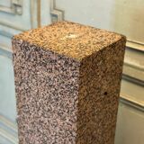 Pink granite base, circa 1940