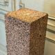Pink granite base, circa 1940
