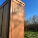 Armoire art déco en bois exotique
