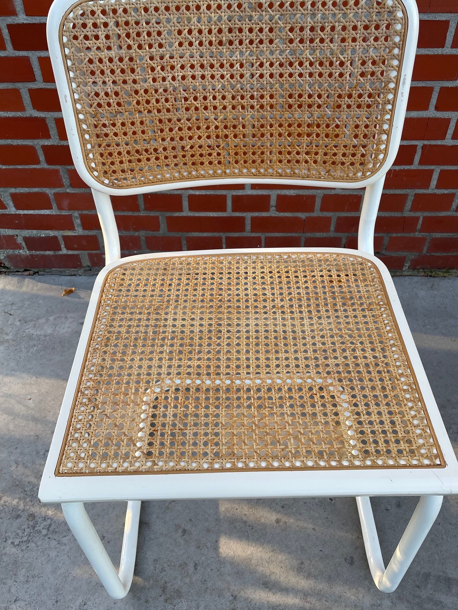 Suite of 4 chairs Cesca by Marcel Breuer made in Italy