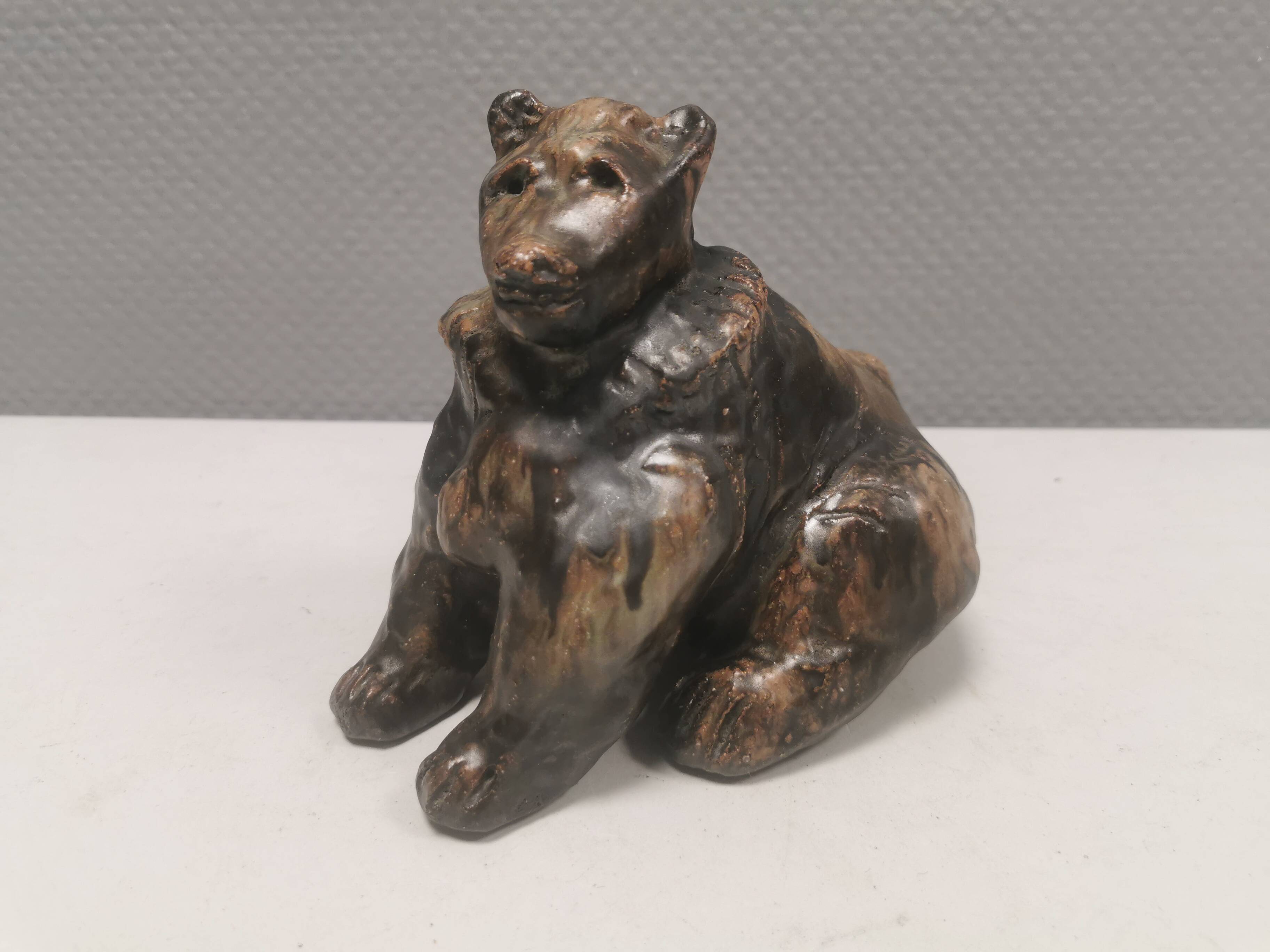 Beautiful ceramic bear, Danish and estimated to be from the 1960-70s.