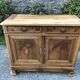 Old low sideboard in solid cherry wood from the 1900s.