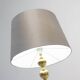 Scandinavian brass lampadair 1970