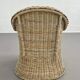 Fauteuil cabriolet en rotin et osier