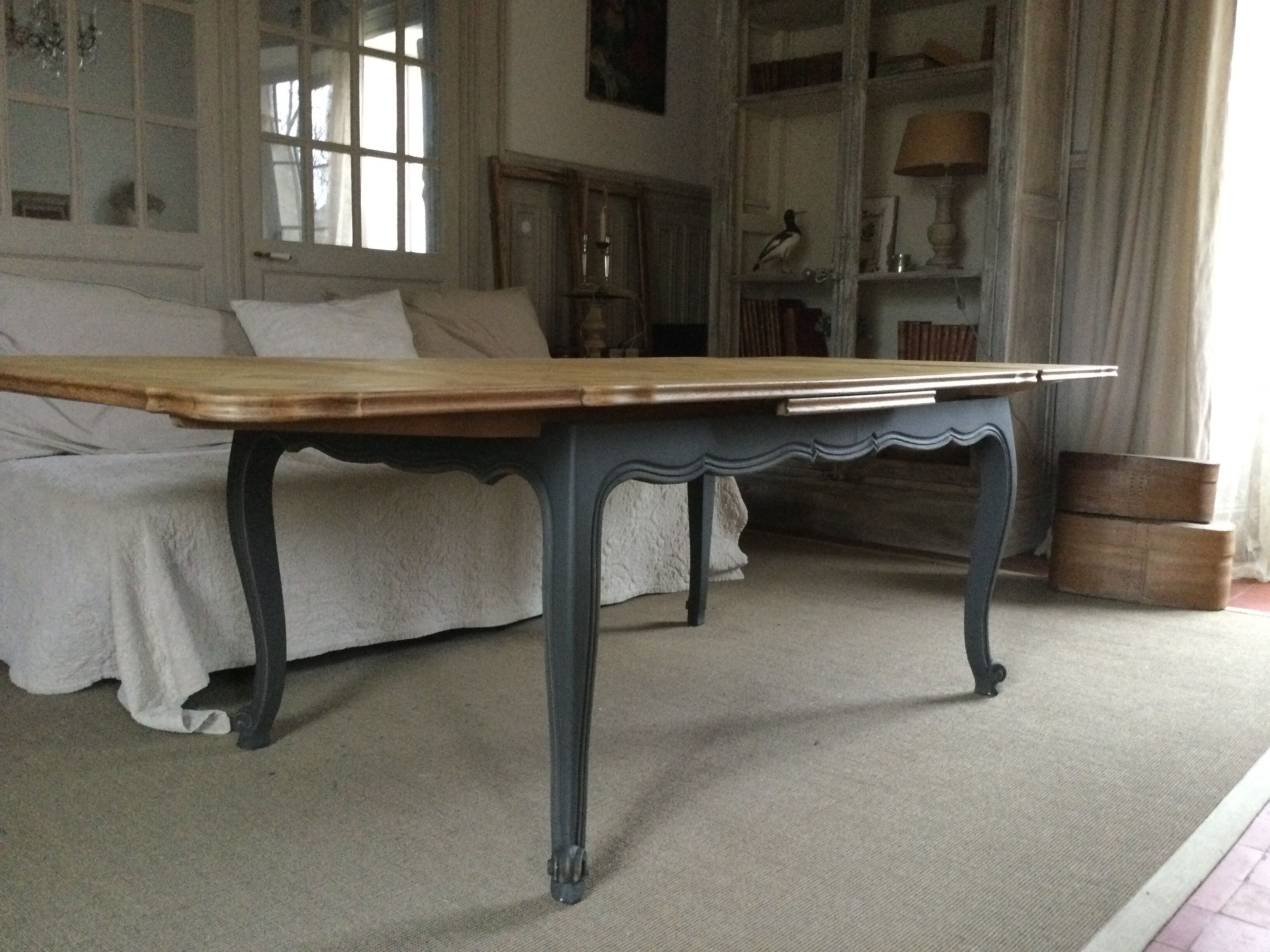 Old oak dining table