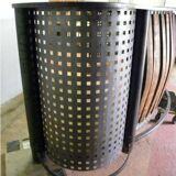 Large steel and wood counter bar