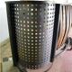 Large steel and wood counter bar