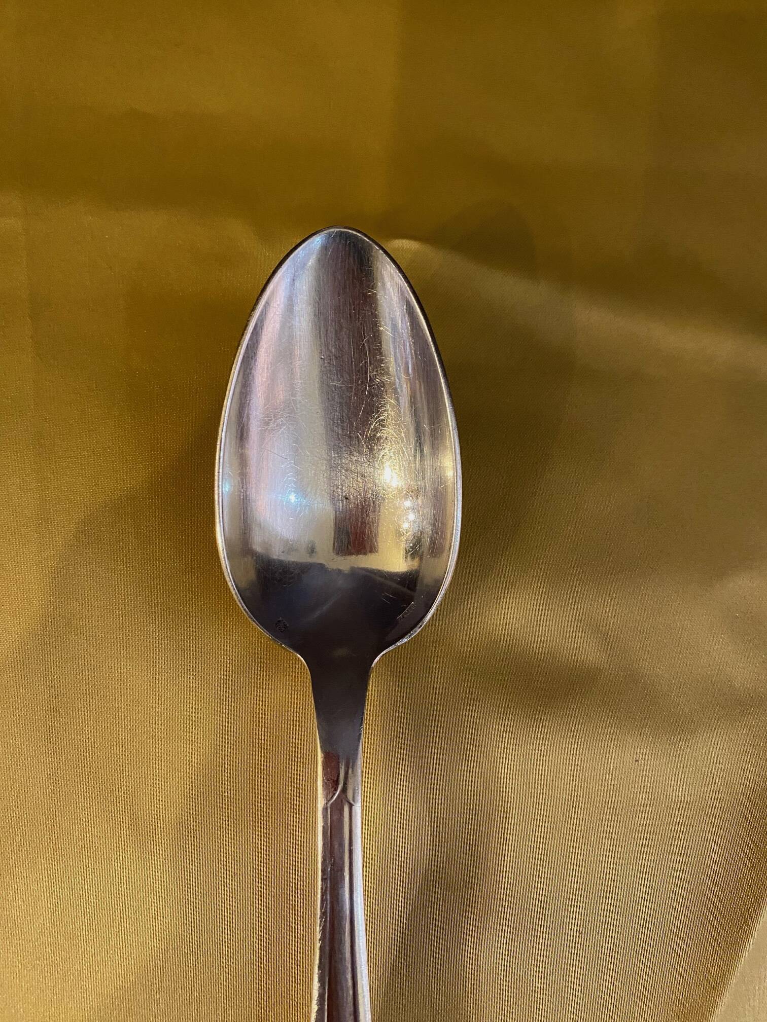 Serie de couverts apollo metal argente style art deco