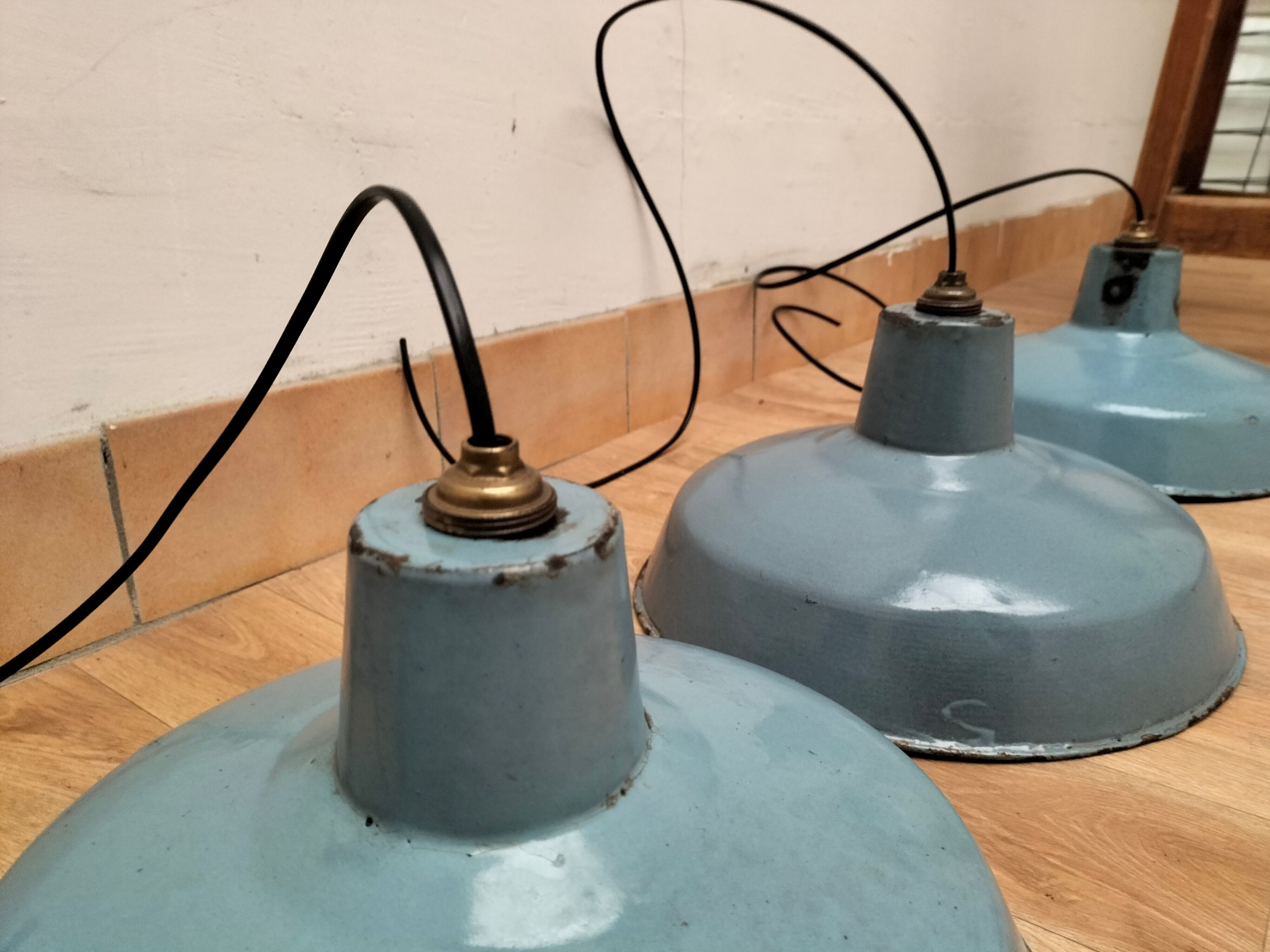 Series of antique lamps