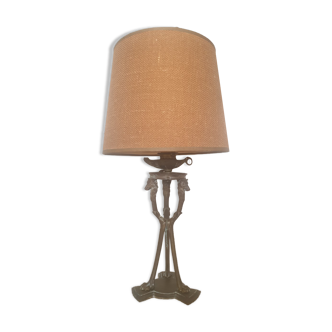 Old brass lamp