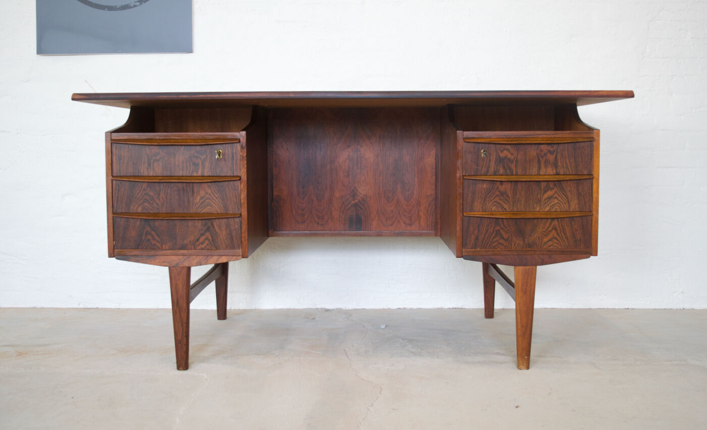 Danish Mid-Century Rosewood Desk