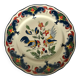 Ancienne assiette faïence Orchies décor coqs XXème