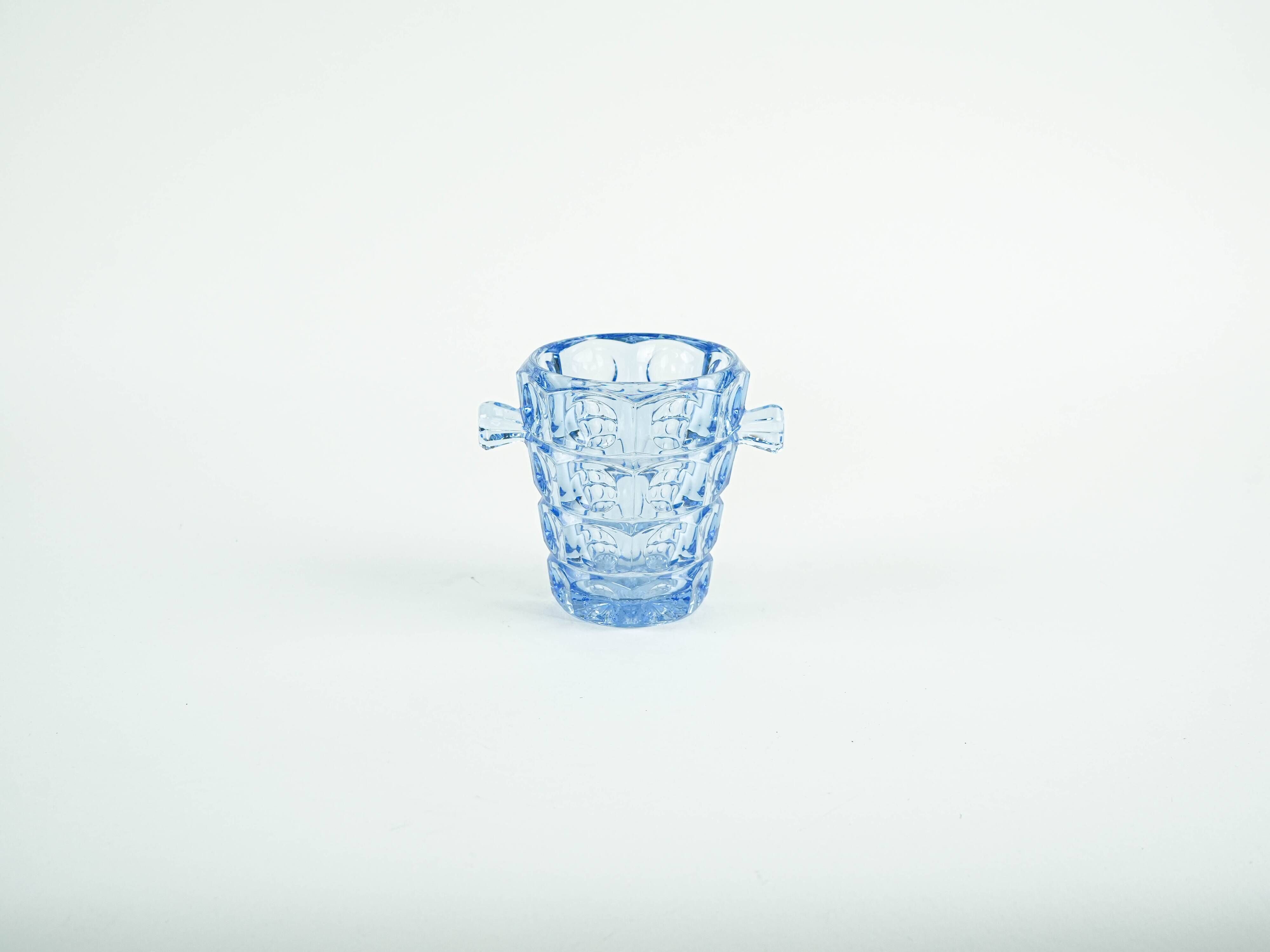 Ice bucket, Danish design, 1970s, manufactured by Holmegaard