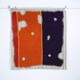 Deep Purple Minimalist Wall Hanging, 3x4 Textile Tapestry, 106x115 Cm