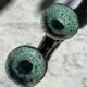 Chandelier double ceramic Vallauris