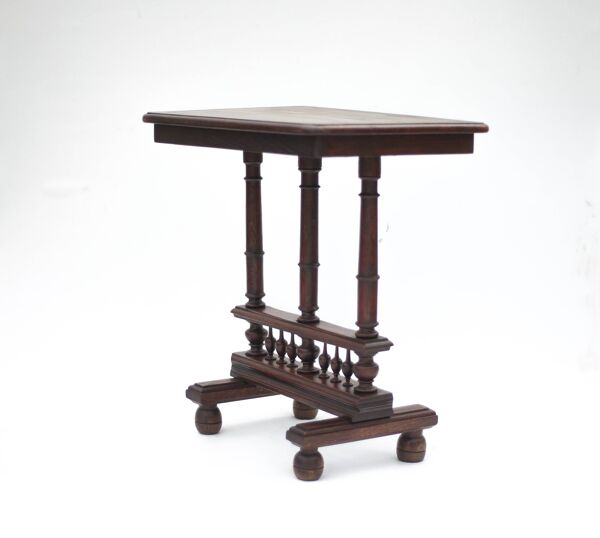 Table ou console bois de style renaissance, meuble ancien, table d'appoint