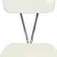 Set of 6 Gray Formica Chairs Chrome Dining Room Chairs Sixties