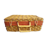 Retro Wicker suitcase