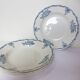 4 assiettes creuses en terre de fer de St Amand 220504