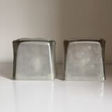 Lampe ice cube iviken, design vintage ikea, année 1990