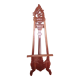 Easel in exotic carved wood, art nouveau style