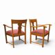 2 x arm chair 1930s