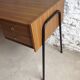 Bureau pieds métal noirs vintage