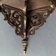 Small old wall console in carved wood, master harness, 19th century