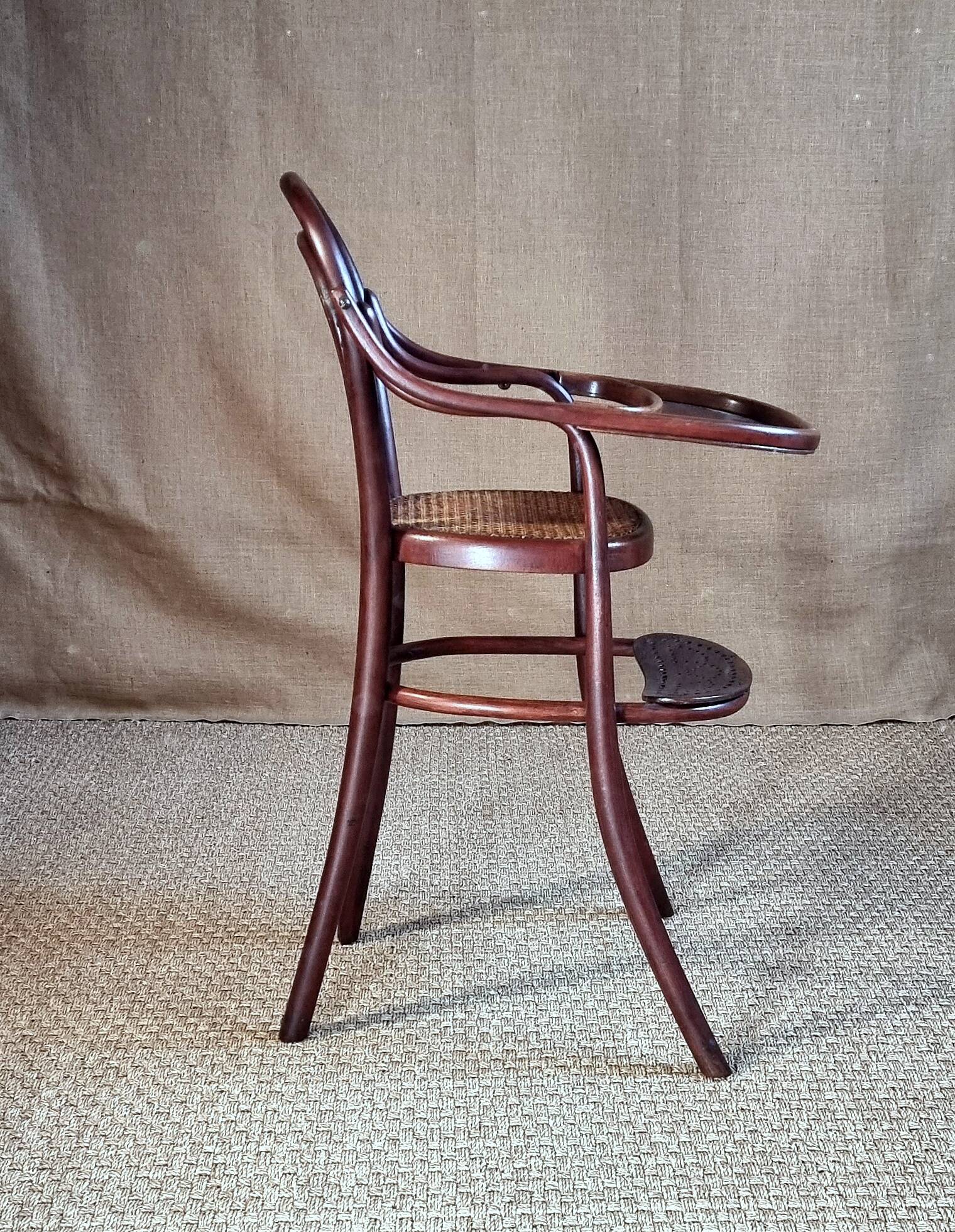 Thonet baby and child high chair, circa 1900-1910